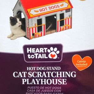 Cat Scratch Play Hot Dog Stand House New